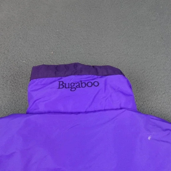 Vintage Columbia Jacket Mens Large Purple Teal Bugaboo Fleece Lined Nylon 90s - Picture 12 of 15